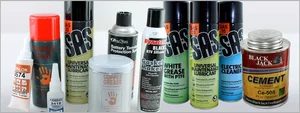 SAS spray lubricants, sealants, and adhesives
