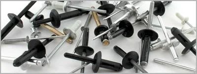 Assorted rivets and fasteners