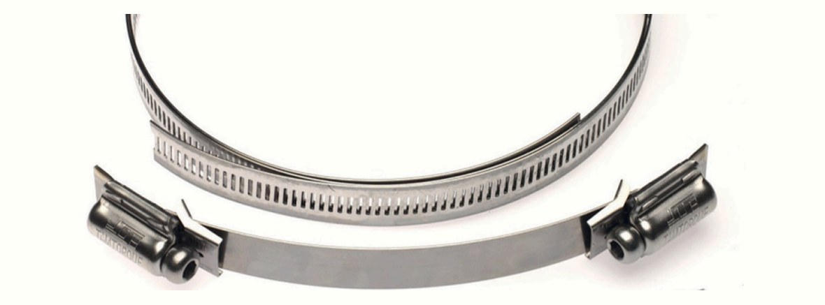 JCS Multi-Torque perforated banding with joinable clamp housings