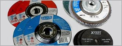 Cutting, grinding, and abrasive discs